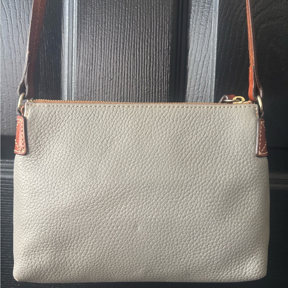Dooney & Bourke Gray and Brown Crossbody Bag - Picture 6 of 14